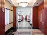 Hallway of the Bernalillo County Metropolitan Court - 4th Floor Courtroom 420. 