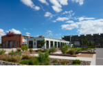 landscape view of the Albuquerque Railyards.