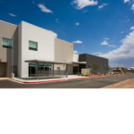 Front view of the Chevron Field Office in the daytime.