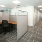 Office cubicle inside the State of NM TIWA Building