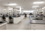wide view of laboratory at UNM HSC.